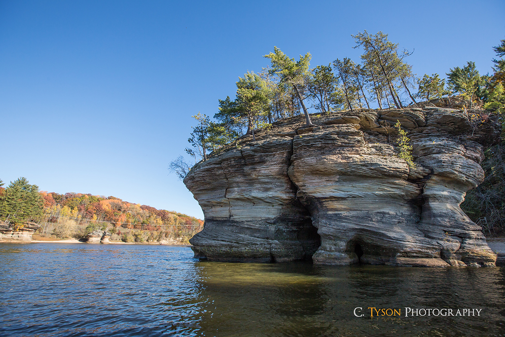Rock Formation in the Wisconsin Dells
